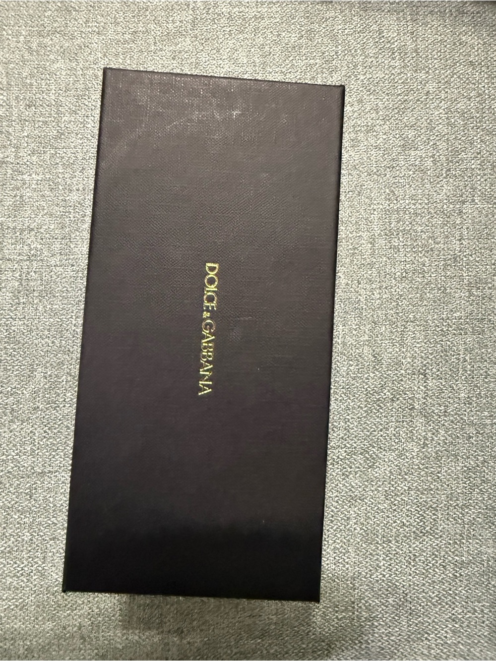 Dolce & Gabbana Black Box with Gold Logo Center